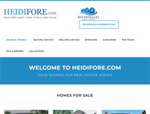 Tablet Screenshot of heidifore.com